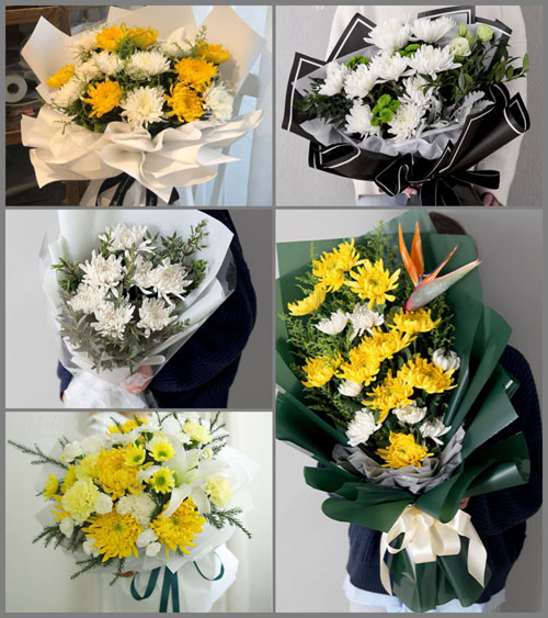 山西运城临猗县角杯乡西张家营村白事花束代送